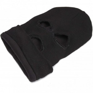 Balaclavas TOBWOLF Knitted Thermal Balaclava Outdoor - C218M67EZKI $16.93