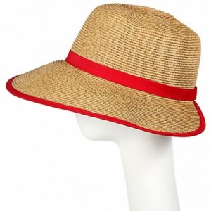 Sun Hats French Laundry Packable Crushable Travel Hat - Orange - CR11CYNHO2Z $21.93