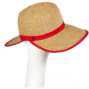 Sun Hats French Laundry Packable Crushable Travel Hat - Orange - CR11CYNHO2Z $21.93