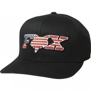 Baseball Caps Men's Flag Head X Flexfit Hat - Black - CP18RNWL0SH $55.62