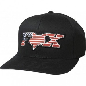 Baseball Caps Men's Flag Head X Flexfit Hat - Black - CP18RNWL0SH $24.86