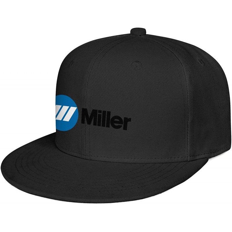 Baseball Caps Mens Miller-Electric- Baseball Caps Vintage Adjustable Trucker Hats Golf Caps - Black-209 - C018ZLGTSY6 $19.28