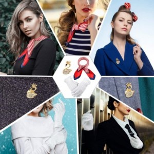 Berets Beret Costume Women Wool Beret French Artist Beret Hat Set Scarf Brooch Gloves Red - CD18YIAY2LE $9.63