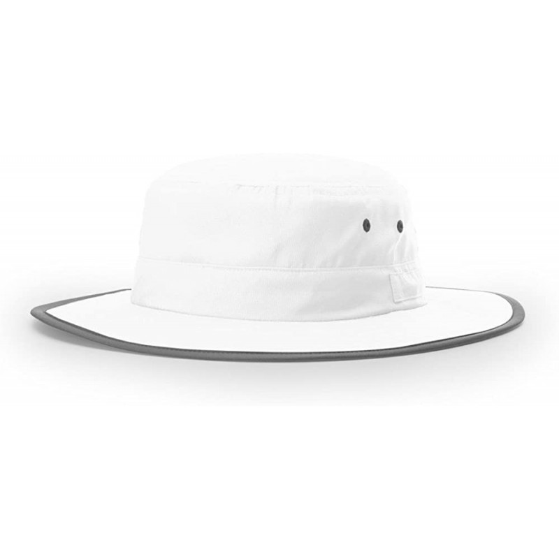 Sun Hats Wide Brim Boonie Fishing Hunting Cap Bucket Sun HAT - White - CV18745D4H0 $21.31