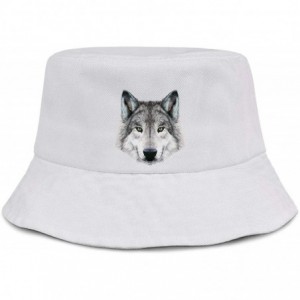 Sun Hats Unisex Bigfoot Flamingo Protection Packable - Big Wolf Head-1 - CC18WQ2KKH3 $16.32