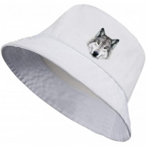 Sun Hats Unisex Bigfoot Flamingo Protection Packable - Big Wolf Head-1 - CC18WQ2KKH3 $16.32