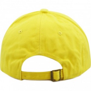 Baseball Caps Beaded Shiny Studded New York Premium Cap - Yellow - CP12DA6OTZN $15.44