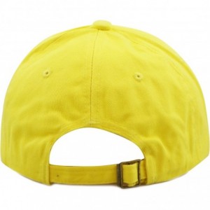 Baseball Caps Beaded Shiny Studded New York Premium Cap - Yellow - CP12DA6OTZN $15.44
