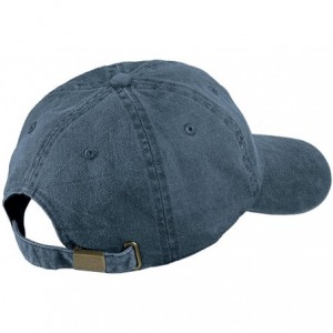 Baseball Caps Mami Embroidered Washed Cotton Adjustable Cap - Navy - CY12IFNS73H $40.53