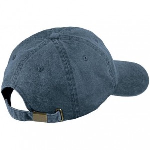 Baseball Caps Mami Embroidered Washed Cotton Adjustable Cap - Navy - CY12IFNS73H $21.61