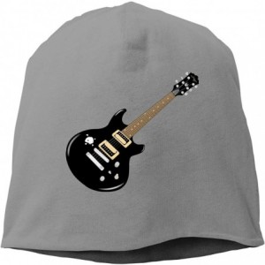 Skullies & Beanies Man Skull Cap Beanie Guitar Sign Headwear Knit Hat Warm Hip-hop Hat - Deep Heather - CJ18KKUQEMO $27.95