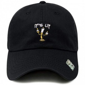 Baseball Caps Its Lit lamp Dad Hat Cotton Baseball Cap Polo Style Low Profile - Black - CP185S8GTYS $13.92