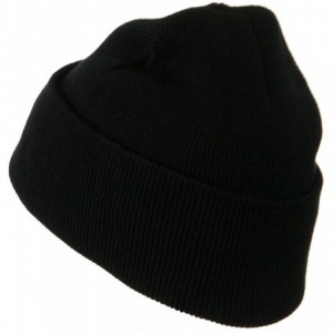 Skullies & Beanies Military Embroidered Beanie - Security - CC11E8U9C3V $22.02