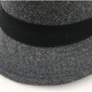 Fedoras Men Mesh Straw Summer Fedora Hat Short Brim Beach Sunhat Breathable Panama Cap - Gray-cotton - CC18Z3AZATN $14.98