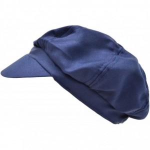 Newsboy Caps Newspaper Boy Hat - Navy - C211MNKKX3L $9.30