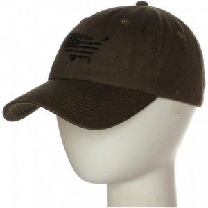 Baseball Caps Embroidery Classic Cotton Baseball Dad Hat Cap Various Design - Usa Olive - CE17WU4II37 $15.16