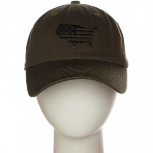 Baseball Caps Embroidery Classic Cotton Baseball Dad Hat Cap Various Design - Usa Olive - CE17WU4II37 $15.16