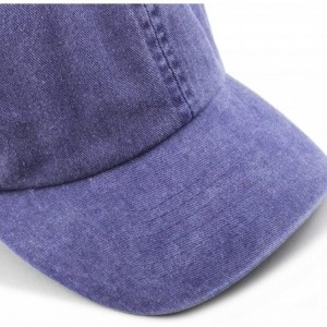 Baseball Caps 100% Cotton Pigment Dyed Low Profile Dad Hat Six Panel Cap - 1. Royal - CV18M7O3LGA $8.61