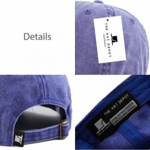 Baseball Caps 100% Cotton Pigment Dyed Low Profile Dad Hat Six Panel Cap - 1. Royal - CV18M7O3LGA $8.61