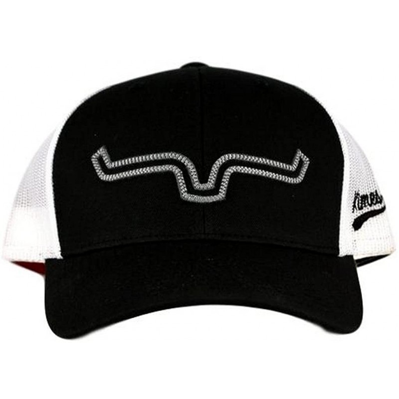 Baseball Caps Men's Rope Burn Trucker Cap - 700 - Black - CF183LITA67 $32.36