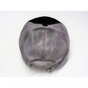 Baseball Caps Silver Glitter Wife mom boss Black/Grey Trucker Cap Hat Fashion - CN18282ZZUA $22.30