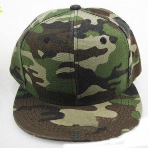 Baseball Caps Men Women Camouflage Baseball Cap Hip Hop Dance Hat Cap - Green - CZ12IFRTG29 $10.58