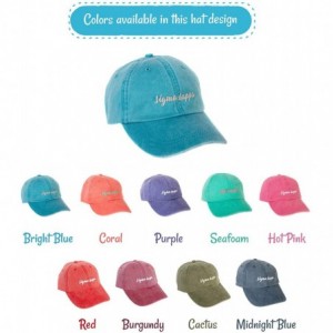 Baseball Caps Sigma (N) Sorority Baseball Hat Cap Cursive Name Font Adjustable Leather Strap Sig Kap - Bright Blue - CR1895YG...
