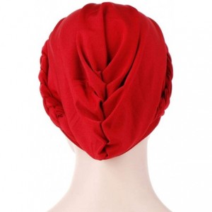 Balaclavas Turbans for Women Beads-Head Wraps 2019 Winter Fashion Cancer Cap Gift Christmas Simple Black New Outdoor Fit - CV...