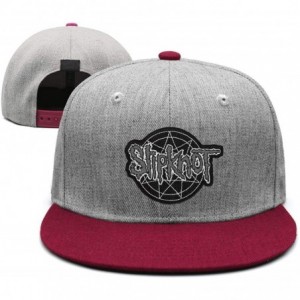 Baseball Caps Unisex Mesh Flat Cap -Logo-Funny- Caps for Mens Womens - Slipknot Logo Funny-15 - CM18K75ZAGM $17.02