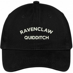 Baseball Caps Ravenclaw Quidditch Embroidered Soft Cotton Adjustable Cap Dad Hat - Black - CR12NZQZ6B9 $15.55