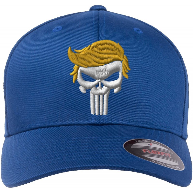 Baseball Caps Custom Embroidered President 2020"Keep Your HAT Great. Punisher Trump 6277 Flexfit Hat. - Royal - C9198ARHCSO $...