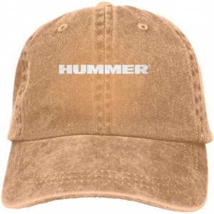 Baseball Caps Designed Printed Casual Cap Hummer Logo New Baseball Cap - Natural - CK18W3T3WGE $17.97