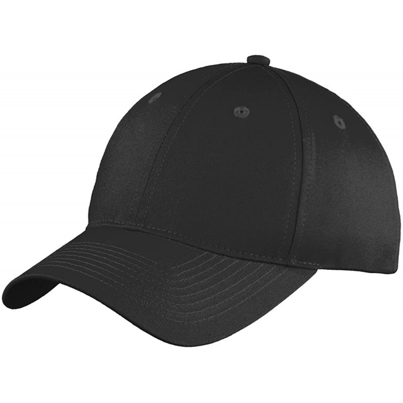 Baseball Caps Port & Company Unstructured Twill Cap (YC914) - Black - CF11UTP4M5H $7.97