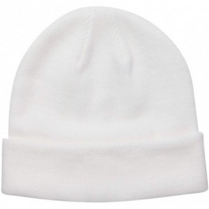 Skullies & Beanies Slouchy Beanie Cap Knit hat for Men and Women - White - C318XOHZHOD $11.61