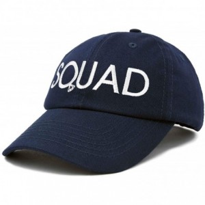 Baseball Caps Bachelorette Party Bride Hats Tribe Squad Baseball Cotton Caps - Squad-navy Blue - CG18HUD49D9 $11.58