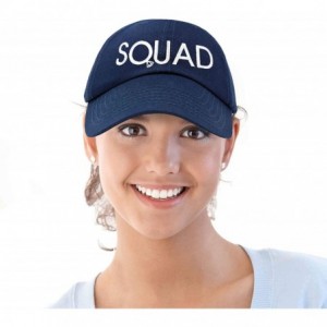 Baseball Caps Bachelorette Party Bride Hats Tribe Squad Baseball Cotton Caps - Squad-navy Blue - CG18HUD49D9 $11.58