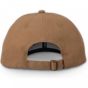 Baseball Caps Premium Adjustable Baseball Caps for Men and Women - Tan - CB18XRT9QHR $15.72