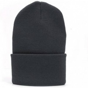 Skullies & Beanies Long Beanie - Black - C7119FMMQGR $8.20