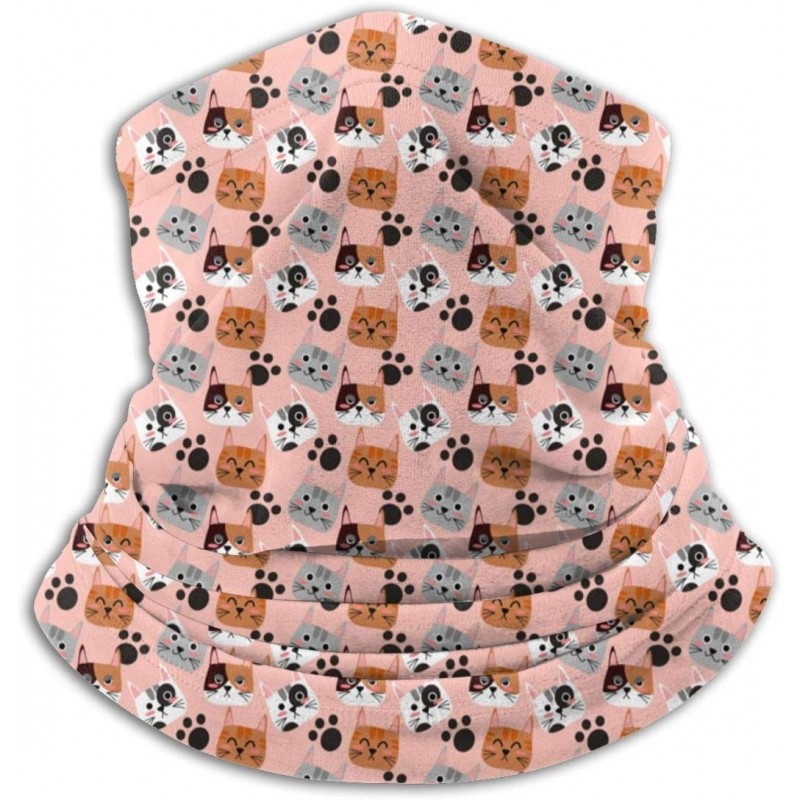 Balaclavas Face Mask Custom Colorful Cat Style 3D Seamless Half Face Bandanas Balaclava (style26) - Style26 - CX197ZGR004 $16.29