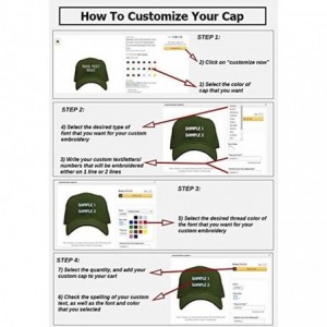 Baseball Caps Custom Embroidered Baseball Cap Personalized Snapback Mesh Hat Trucker Dad Hat - Hiphop Olive Green - CD18HLXD7...