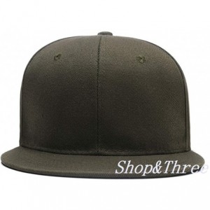 Baseball Caps Custom Embroidered Baseball Cap Personalized Snapback Mesh Hat Trucker Dad Hat - Hiphop Olive Green - CD18HLXD7...