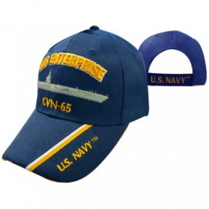 Skullies & Beanies USS Enterprise CVN-65 Aircraft Carrier Cap Navy - C91820QR2WT $11.84