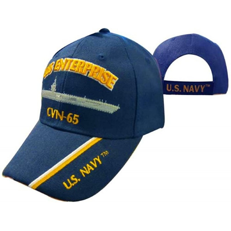 Skullies & Beanies USS Enterprise CVN-65 Aircraft Carrier Cap Navy - C91820QR2WT $11.84