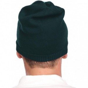 Skullies & Beanies Beanie Hat Warm Soft Winter Ski Knit Skull Cap for Men Women - Dark Green - C0180KQNXCE $8.29