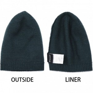 Skullies & Beanies Beanie Hat Warm Soft Winter Ski Knit Skull Cap for Men Women - Dark Green - C0180KQNXCE $8.29