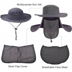 Sun Hats Packable Waterproof Protection Ponytail Fishing - 3 - CJ120SFJ4B9 $15.68