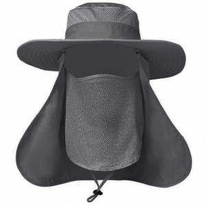 Sun Hats Packable Waterproof Protection Ponytail Fishing - 3 - CJ120SFJ4B9 $15.68