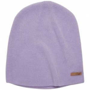 Skullies & Beanies Women's The Julietta Soft Fine Knit Slouchy Fashion Beanie Hat - Lilac - CU18WR2ON4Y $21.30