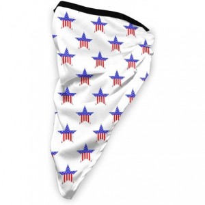 Balaclavas Face Mask Windproof Tube Mask Bandana Headwear for Out Sport - American Patriotic Stars Flag - C1197WKMLSQ $14.47