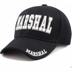 Baseball Caps Law Enforcement 3D Embroidered Baseball One Size Cap - 4. Marshal - C1195RCK7YD $10.80